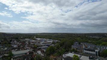 antenn se av historisk canterbury stad av sydöst England förenad rike. april 20:e, 2024 video