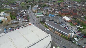 alto ángulo ver de central rugby ciudad de Inglaterra unido Reino. abril 8, 2024 video