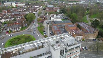 alto ángulo ver de central rugby ciudad de Inglaterra unido Reino. abril 8, 2024 video