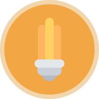 Bulb Flat Multi Circle Icon vector