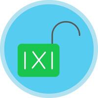 Unprotected Flat Multi Circle Icon vector