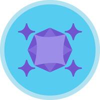 Sapphire Flat Multi Circle Icon vector