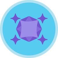 Sapphire Flat Multi Circle Icon vector