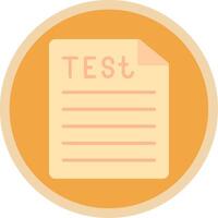 Test Flat Multi Circle Icon vector