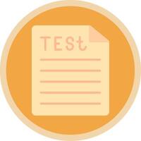 Test Flat Multi Circle Icon vector