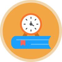 Punctuation Flat Multi Circle Icon vector