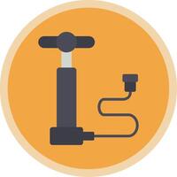 Air Pump Flat Multi Circle Icon vector