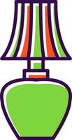 Lamp filled Design Icon vector