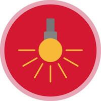 Headlight Flat Multi Circle Icon vector