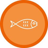 Salmon Line Multi Circle Icon vector