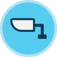 Side Mirror Flat Multi Circle Icon vector