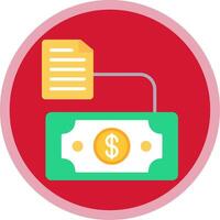 Exchange Flat Multi Circle Icon vector