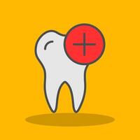 Dentist Filled Shadow Icon vector