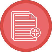 Paper Line Multi Circle Icon vector