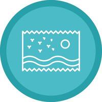 Photo Line Multi Circle Icon vector