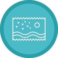 Photo Line Multi Circle Icon vector