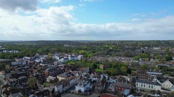 Aerial View of Historical Canterbury City of Southeast England United Kingdom. April 20th, 2024 video