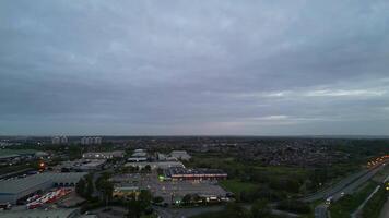 aéreo imágenes de tilbury Puerto ciudad de Inglaterra unido Reino durante amanecer. abril 20, 2024 video