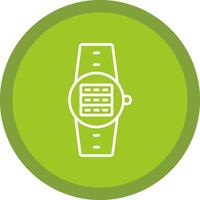 Server Line Multi Circle Icon vector