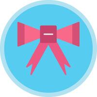 Bow Flat Multi Circle Icon vector