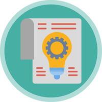 Development Flat Multi Circle Icon vector
