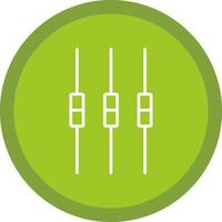 Box Plot Line Multi Circle Icon vector