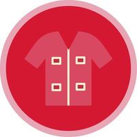 Shirt Flat Multi Circle Icon vector