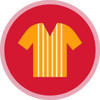 Shirt Flat Multi Circle Icon vector