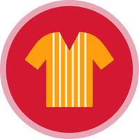 Shirt Flat Multi Circle Icon vector