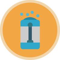 Humidifier Flat Multi Circle Icon vector