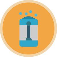 Humidifier Flat Multi Circle Icon vector