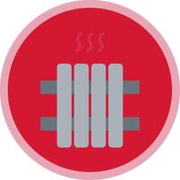 Radiator Flat Multi Circle Icon vector