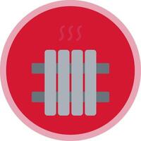 Radiator Flat Multi Circle Icon vector