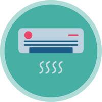 Air Conditioner Flat Multi Circle Icon vector