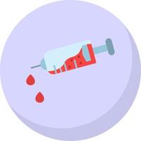 Injection Flat Bubble Icon vector