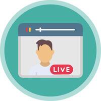 Flat Multi Circle Icon vector