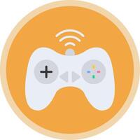 Controller Flat Multi Circle Icon vector