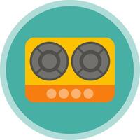 Hob Flat Multi Circle Icon vector