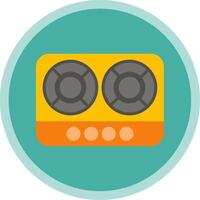 Hob Flat Multi Circle Icon vector