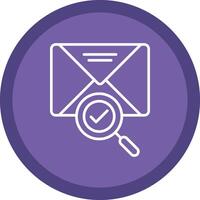 Mail Line Multi Circle Icon vector