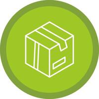 Cargo Line Multi Circle Icon vector