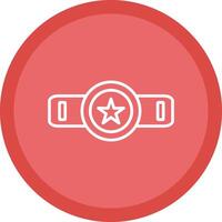 Belt Line Multi Circle Icon vector