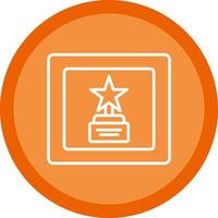 Frame Line Multi Circle Icon vector