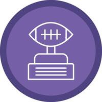 Football Line Multi Circle Icon vector