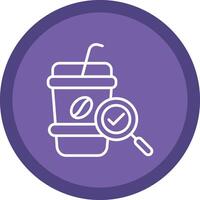 Coffee Line Multi Circle Icon vector