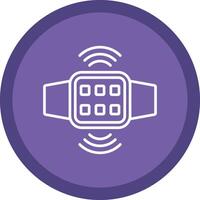 Connection Line Multi Circle Icon vector