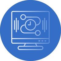 TimeFlat Bubble Flat Bubble Icon vector