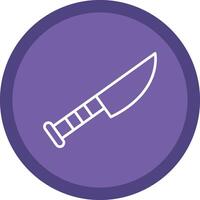 Knife Line Multi Circle Icon vector