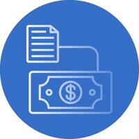 Exchange Flat Bubble Icon vector
