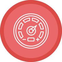 Gauge Line Multi Circle Icon vector